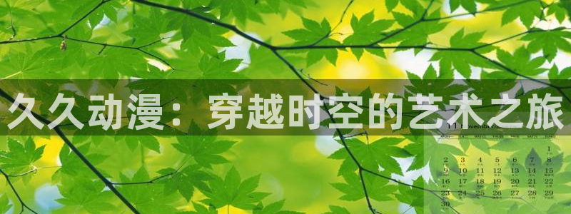 穿越里番动漫：久久动漫：穿越时空的艺术之旅
